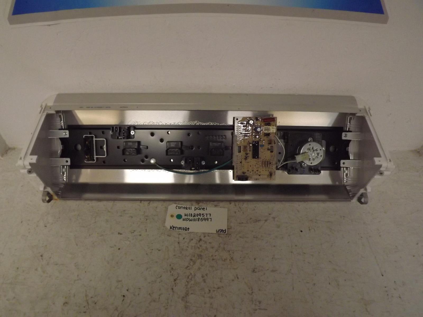 Kenmore Dryer W10209577 WPW10185997 Control Panel Used Kenmore Dryer W10209577 WPW10185997 Control Panel Used